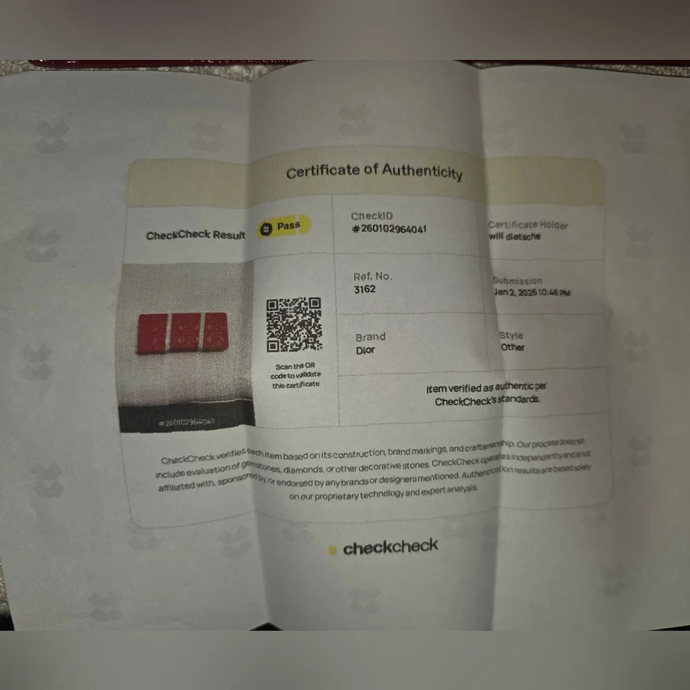 Pre-owned Authenic DIOR Red Patent Cannage Lady Dior Convertible Clutch - Picture 12 of 14